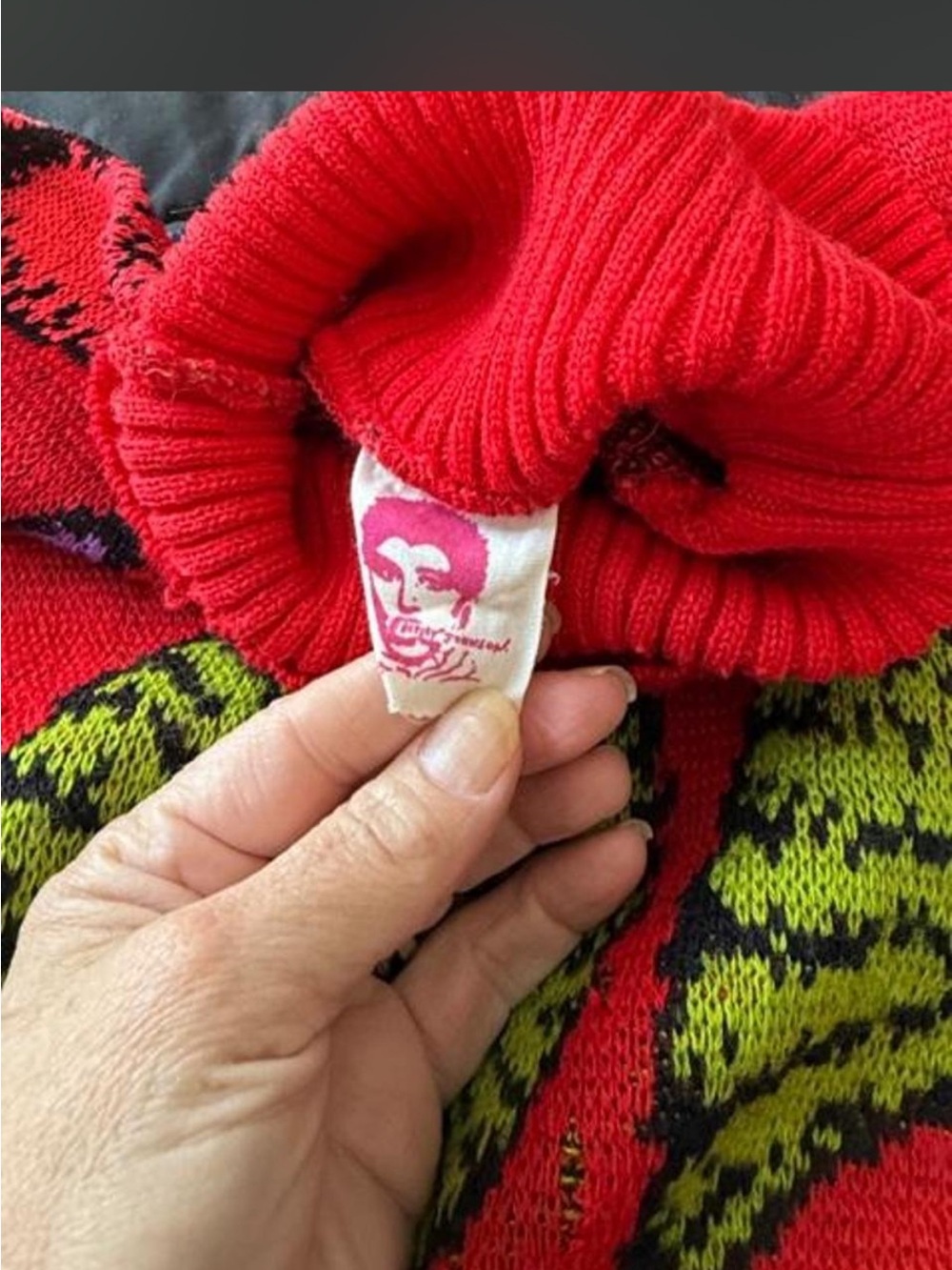 Super Rare Vintage Betsey Johnson Punk Nautilus Sweater - Picture 5 of 5